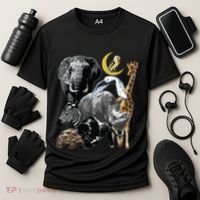 Zookeeper Jungle Animals Theme Safari Zoo Birthday Themed Cooling Performance Crew T-Shirt thumb 3