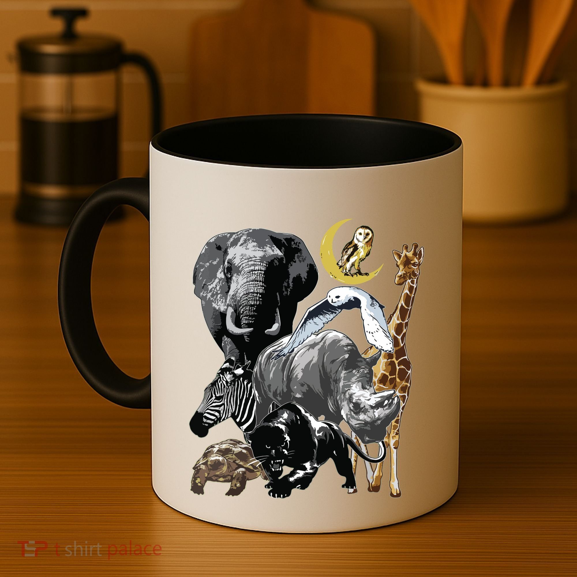 Zookeeper Jungle Animals Theme Safari Zoo Birthday Themed Coffee Mug
