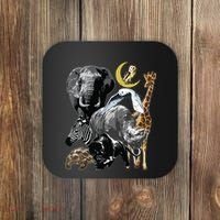 Zookeeper Jungle Animals Theme Safari Zoo Birthday Themed Coaster thumb 0