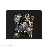 Zookeeper Jungle Animals Theme Safari Zoo Birthday Themed Mousepad thumb 0