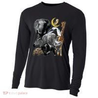 Zookeeper Jungle Animals Theme Safari Zoo Birthday Themed Cooling Performance Long Sleeve Crew thumb 0