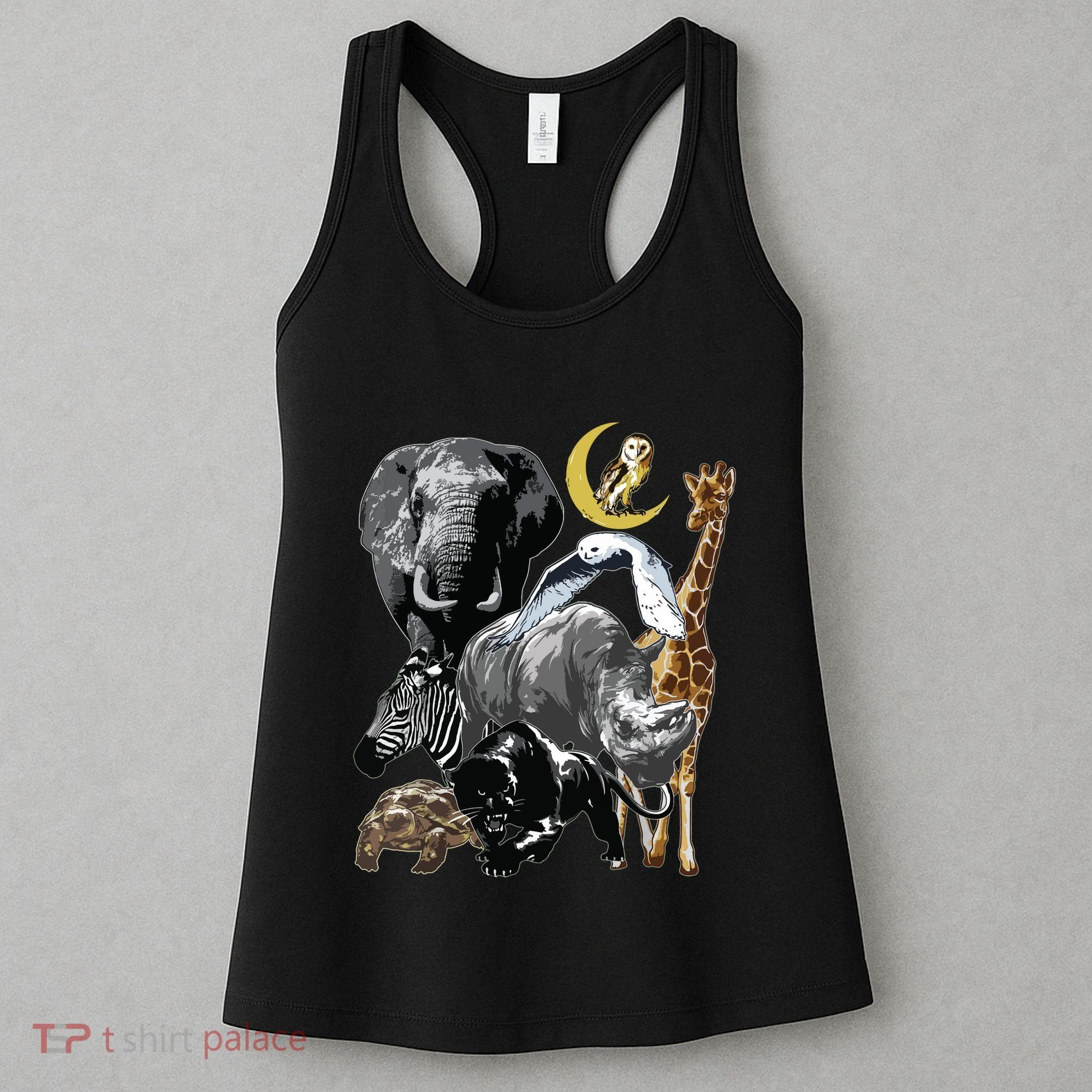 Zookeeper Jungle Animals Theme Safari Zoo Birthday Themed Women's Tank Top
