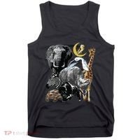 Zookeeper Jungle Animals Theme Safari Zoo Birthday Themed Tank Top thumb 0
