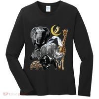Zookeeper Jungle Animals Theme Safari Zoo Birthday Themed Women's Long Sleeve Shirt thumb 0