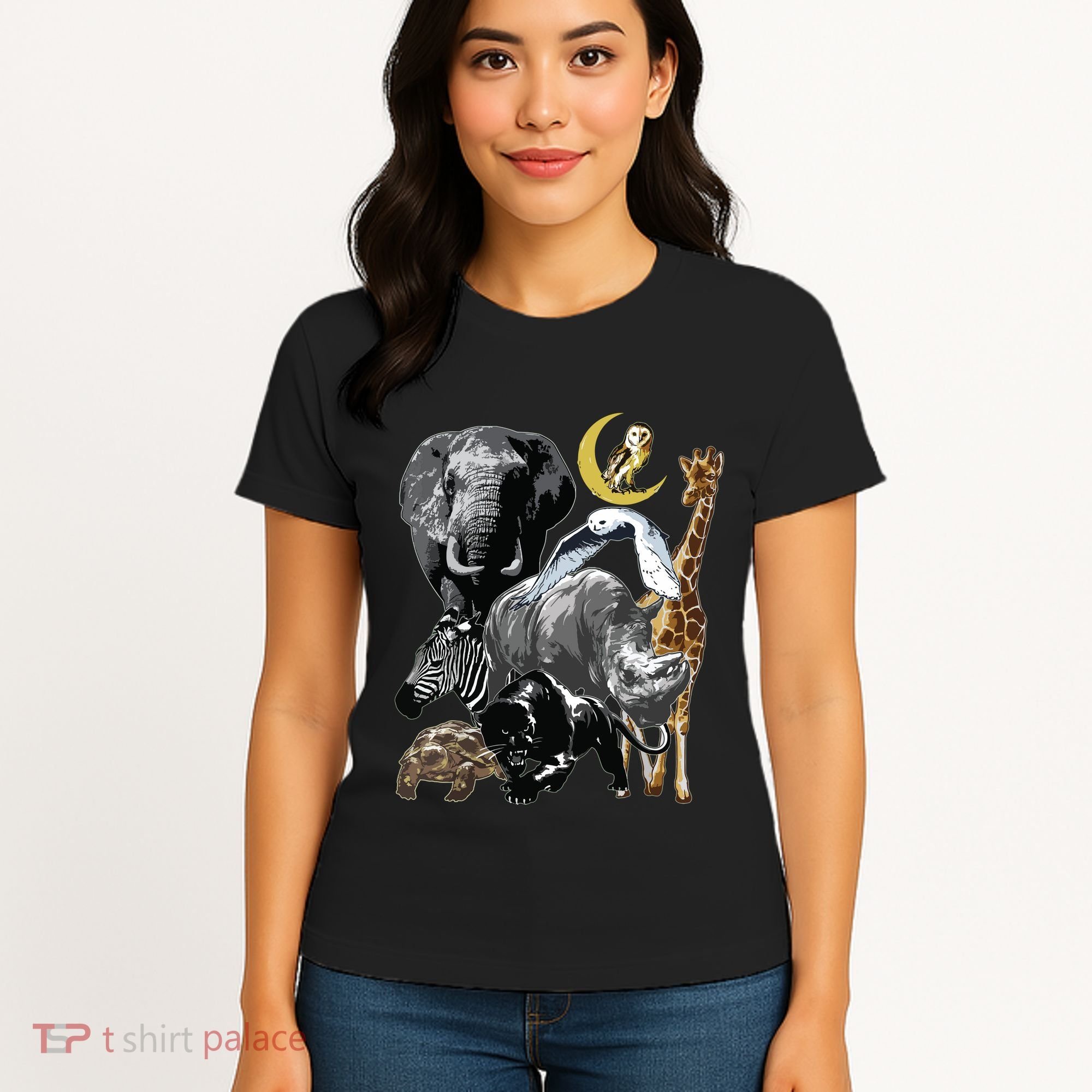 Zookeeper Jungle Animals Theme Safari Zoo Birthday Themed Women's T-Shirt