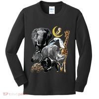 Zookeeper Jungle Animals Theme Safari Zoo Birthday Themed Kids Long Sleeve Shirt thumb 0