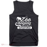Zookeeper Job Zookeepers Zoo Keeper Zookeeping Tank Top thumb 0