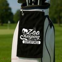 Zookeeper Job Zookeepers Zoo Keeper Zookeeping Golf Towel thumb 2