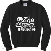 Zookeeper Job Zookeepers Zoo Keeper Zookeeping Kids Sweatshirt thumb 0