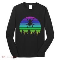 Zoo Keeper Animal Arachnid Cobweb Tarantula Retro Spider Long Sleeve Shirt thumb 0