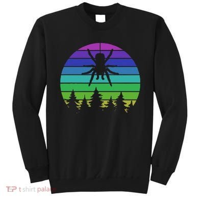 Zoo Keeper Animal Arachnid Cobweb Tarantula Retro Spider Sweatshirt