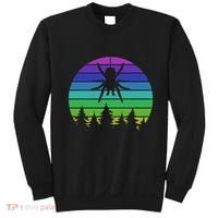 Zoo Keeper Animal Arachnid Cobweb Tarantula Retro Spider Sweatshirt thumb 0