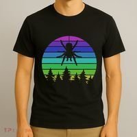 Zoo Keeper Animal Arachnid Cobweb Tarantula Retro Spider T-Shirt thumb 3