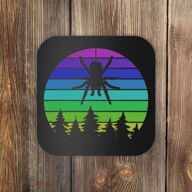 Zoo Keeper Animal Arachnid Cobweb Tarantula Retro Spider Coaster