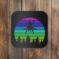Zoo Keeper Animal Arachnid Cobweb Tarantula Retro Spider Coaster thumb 0