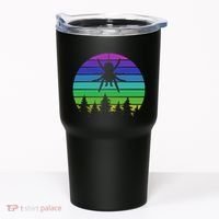 Zoo Keeper Animal Arachnid Cobweb Tarantula Retro Spider Tumbler thumb 0