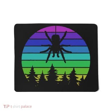 Zoo Keeper Animal Arachnid Cobweb Tarantula Retro Spider Mousepad