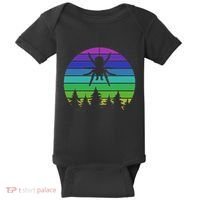 Zoo Keeper Animal Arachnid Cobweb Tarantula Retro Spider Baby Bodysuit thumb 0