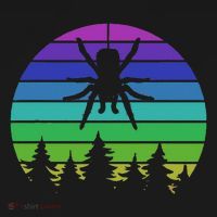 Zoo Keeper Animal Arachnid Cobweb Tarantula Retro Spider Baby Bodysuit thumb 2
