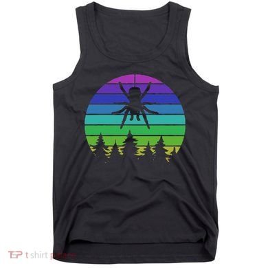 Zoo Keeper Animal Arachnid Cobweb Tarantula Retro Spider Tank Top