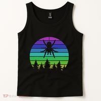Zoo Keeper Animal Arachnid Cobweb Tarantula Retro Spider Tank Top thumb 2