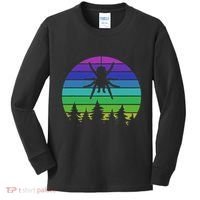 Zoo Keeper Animal Arachnid Cobweb Tarantula Retro Spider Kids Long Sleeve Shirt thumb 0