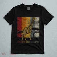 Zoo Keeper Africa Vintage Retro Gift Giraffe T-Shirt thumb 5