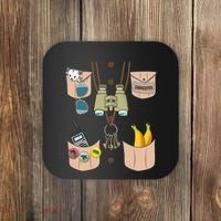 Zoo Keeper Costume Funny Halloween Zookeeper Coaster thumb 0