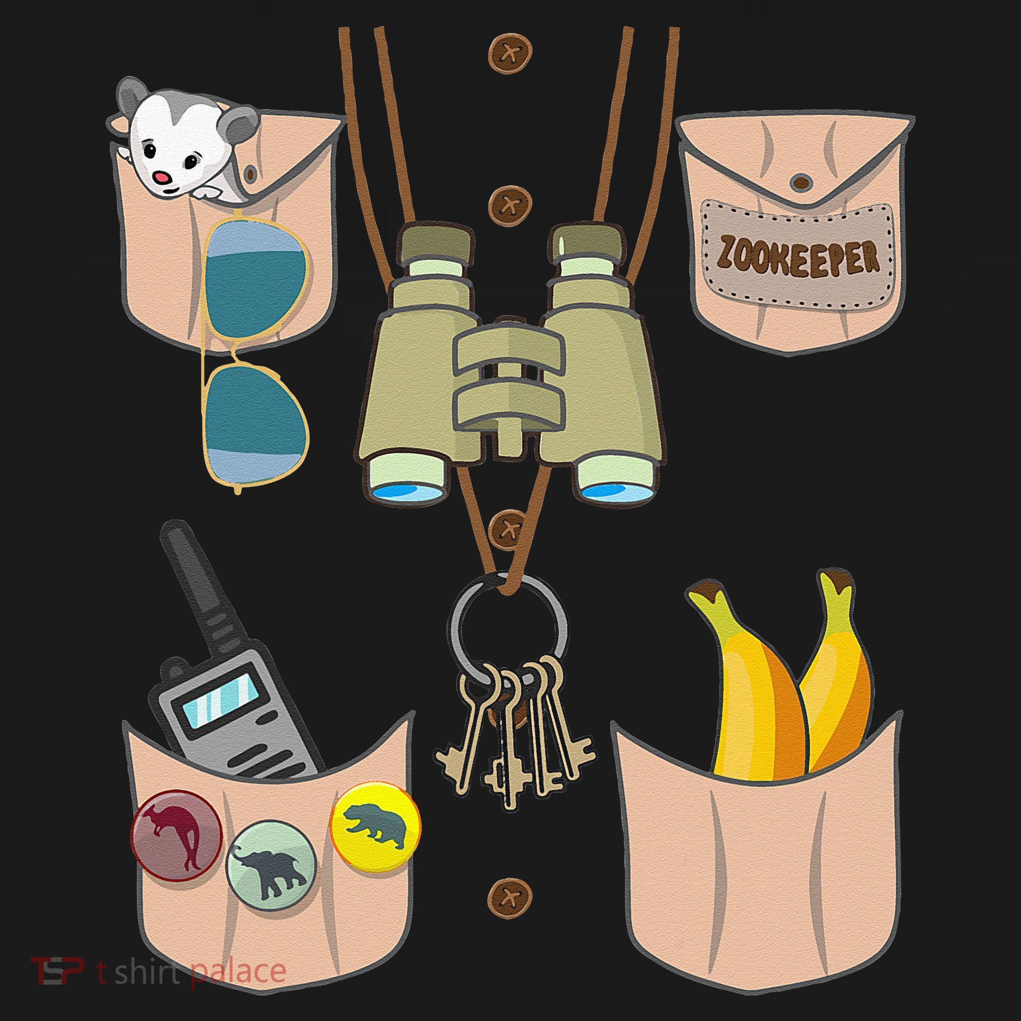 Zoo Keeper Costume Funny Halloween Zookeeper Mousepad