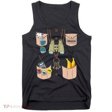 Zoo Keeper Costume Funny Halloween Zookeeper Tank Top