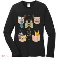 Zoo Keeper Costume Funny Halloween Zookeeper Women's Long Sleeve Shirt thumb 0