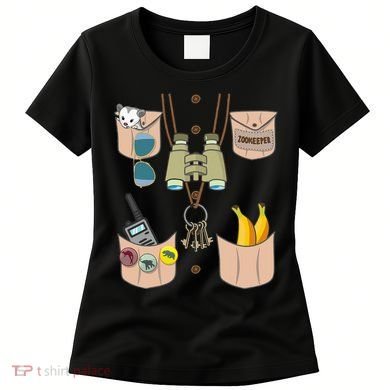 Zoo Keeper Costume Funny Halloween Zookeeper Women's T-Shirt