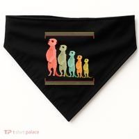 Zoo Keeper Cute Zoo Animal Gift Meerkat USA-Made Doggie Bandana thumb 0