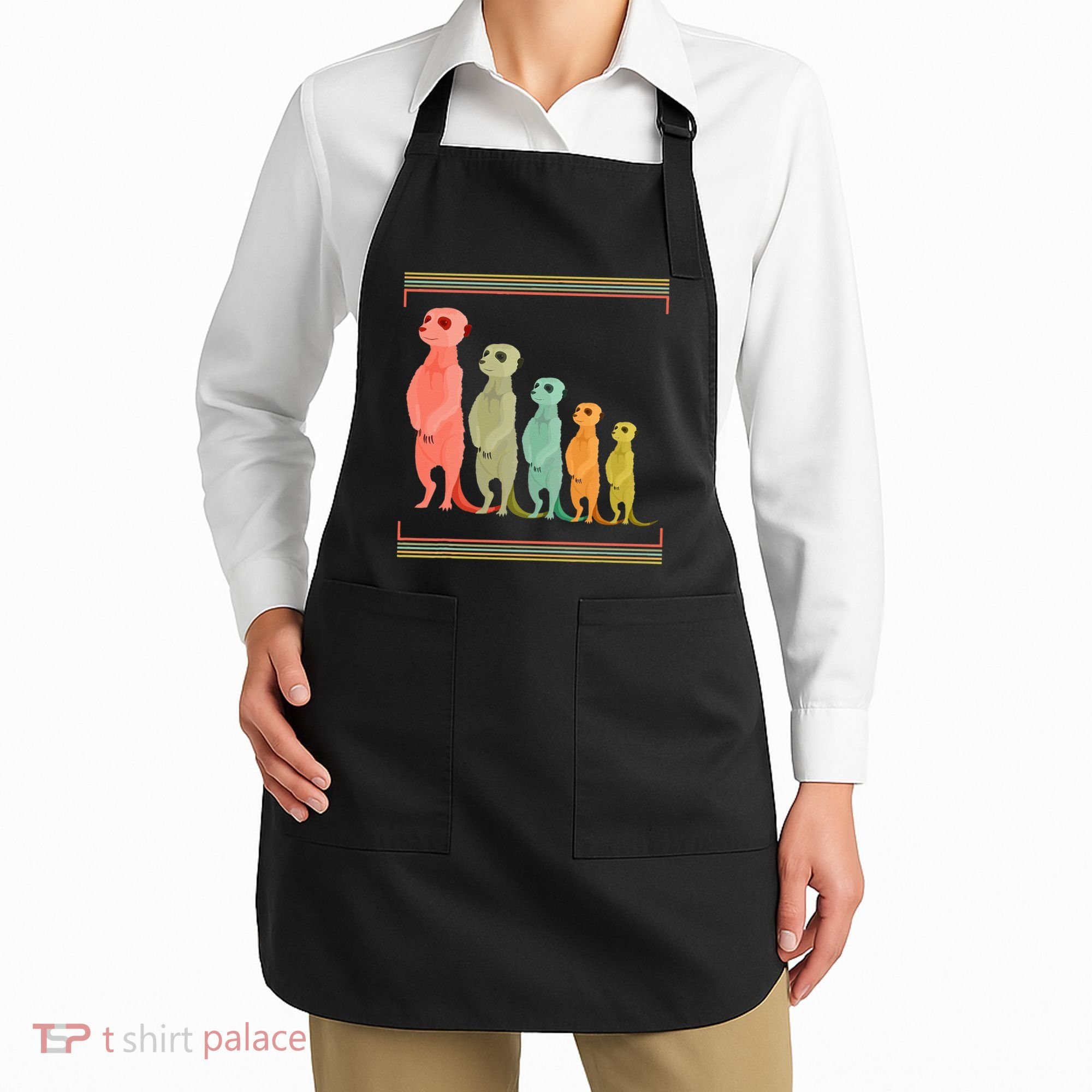 Zoo Keeper Cute Zoo Animal Gift Meerkat Apron