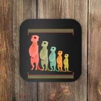 Zoo Keeper Cute Zoo Animal Gift Meerkat Coaster thumb 0