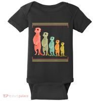 Zoo Keeper Cute Zoo Animal Gift Meerkat Baby Bodysuit thumb 0