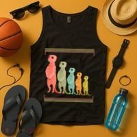 Zoo Keeper Cute Zoo Animal Gift Meerkat Tank Top thumb 4