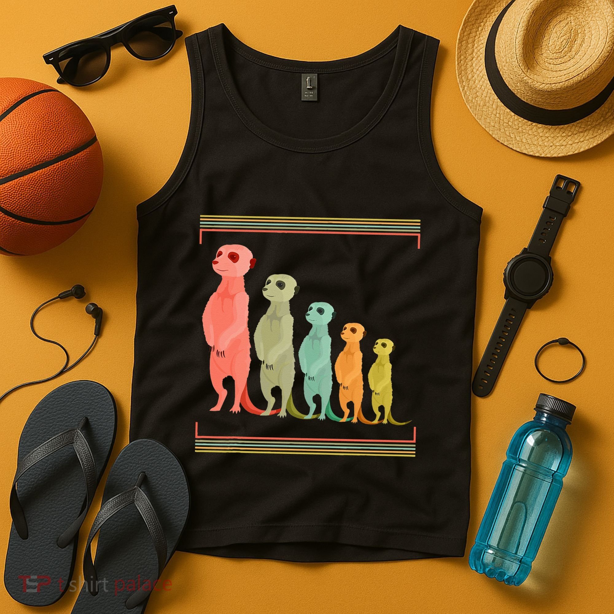 Zoo Keeper Cute Zoo Animal Gift Meerkat Tank Top