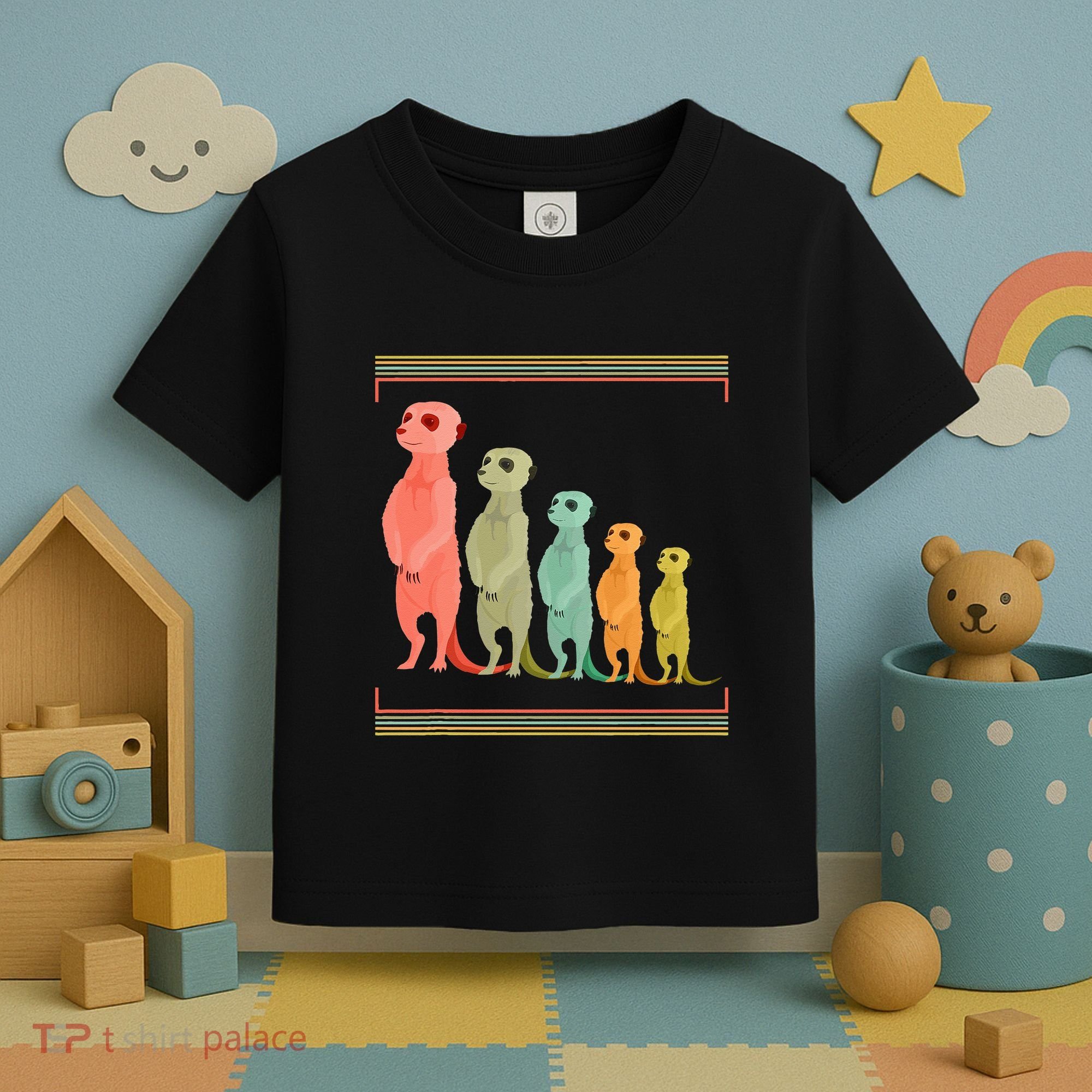 Zoo Keeper Cute Zoo Animal Gift Meerkat Toddler T-Shirt