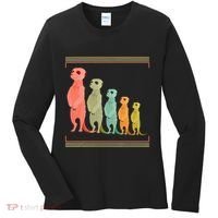Zoo Keeper Cute Zoo Animal Gift Meerkat Women's Long Sleeve Shirt thumb 0