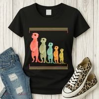 Zoo Keeper Cute Zoo Animal Gift Meerkat Women's T-Shirt thumb 3