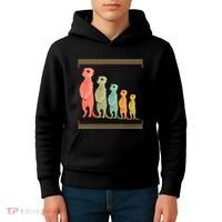 Zoo Keeper Cute Zoo Animal Gift Meerkat Kids Hoodie thumb 4