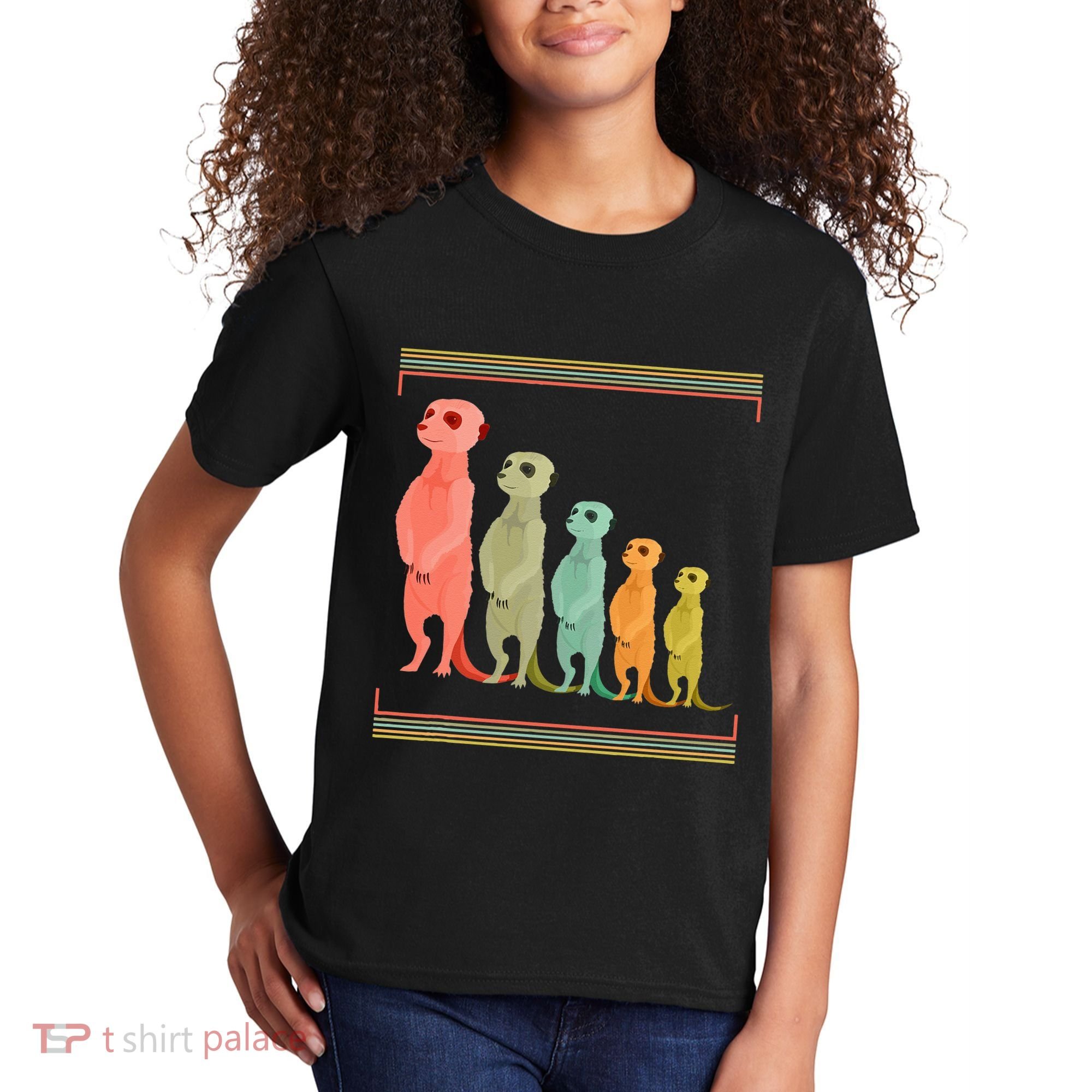 Zoo Keeper Cute Zoo Animal Gift Meerkat Kids T-Shirt