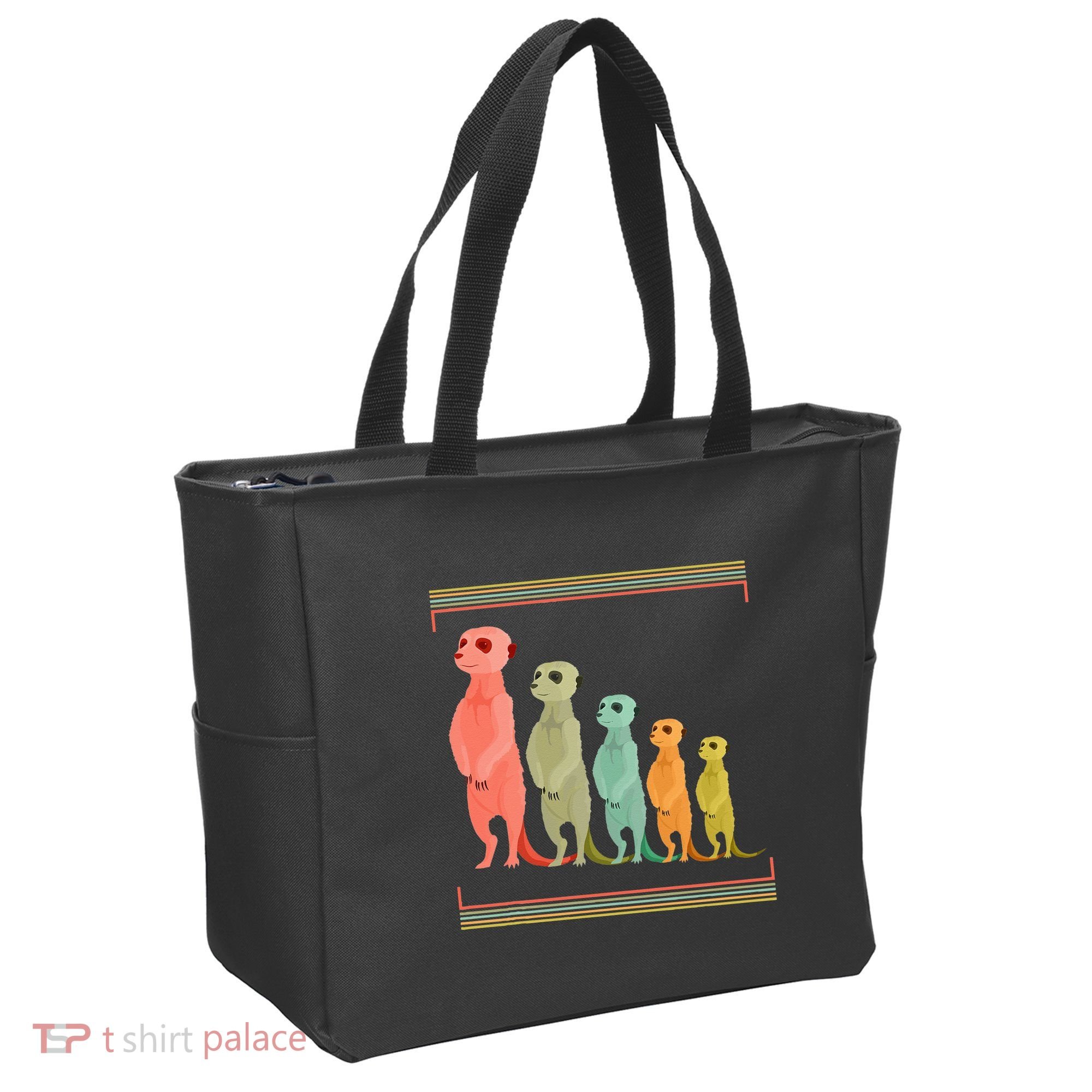 Zoo Keeper Cute Zoo Animal Gift Meerkat Tote Bag