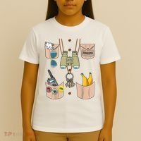 Zoo Keeper Costume Funny Halloween Boy Girls Zookeeper T-Shirt thumb 4