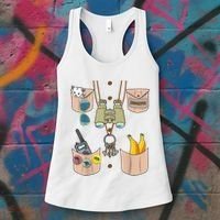 Zoo Keeper Costume Funny Halloween Boy Girls Zookeeper Women's Tank Top thumb 3