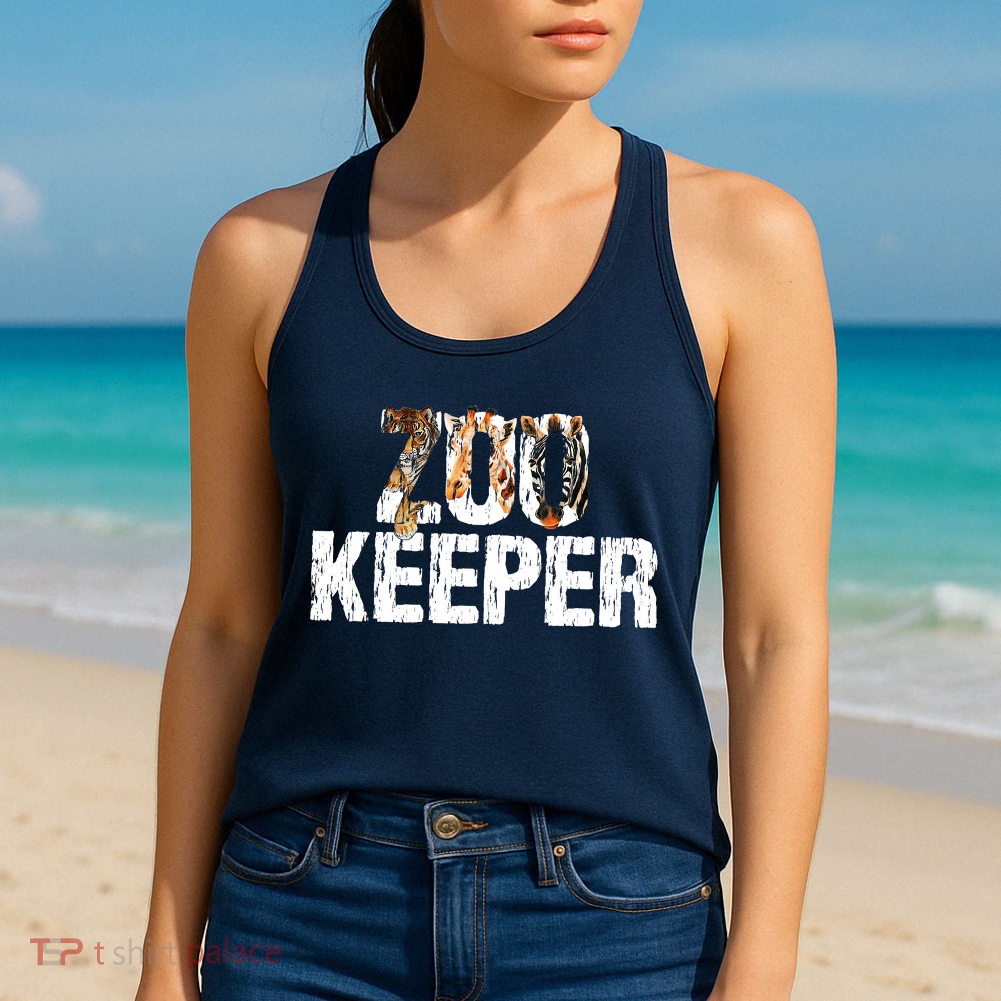 Zoo Keeper Costume Safari Wildlife Zookeeper Costume Women's Tank Top