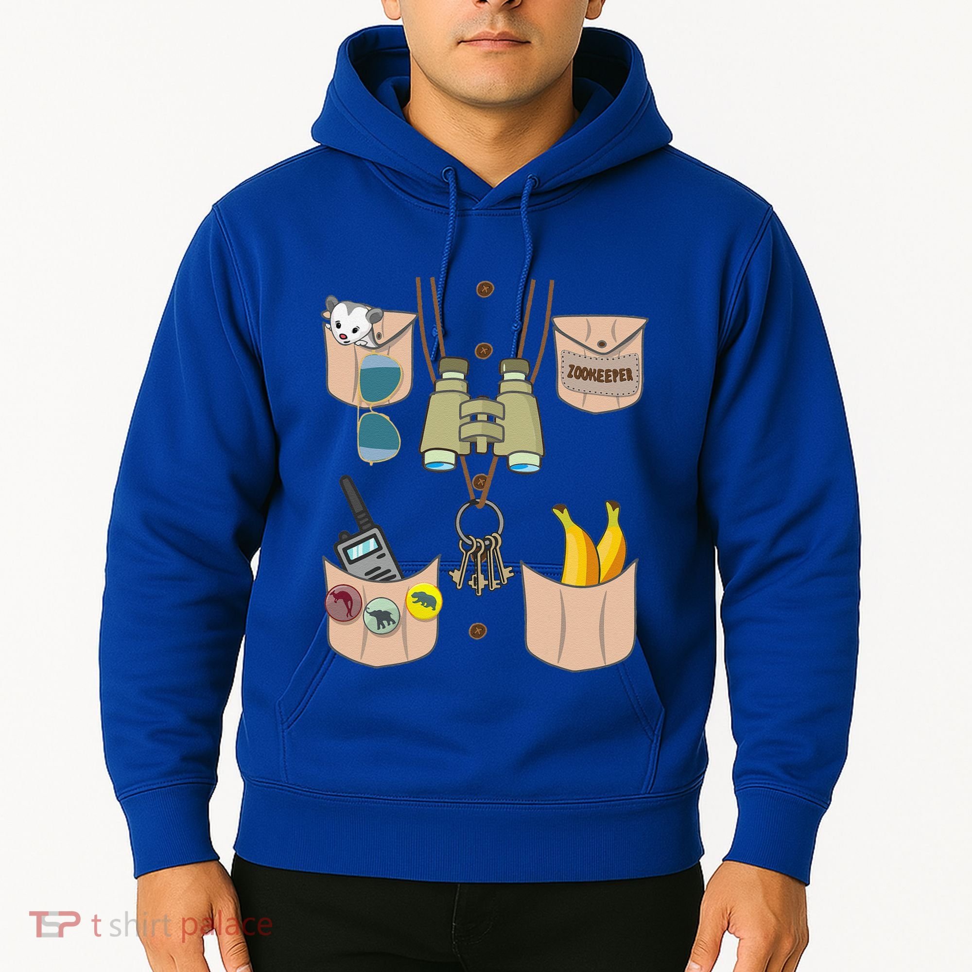 Zoo Keeper Costume Funny Halloween Zookeeper Hoodie