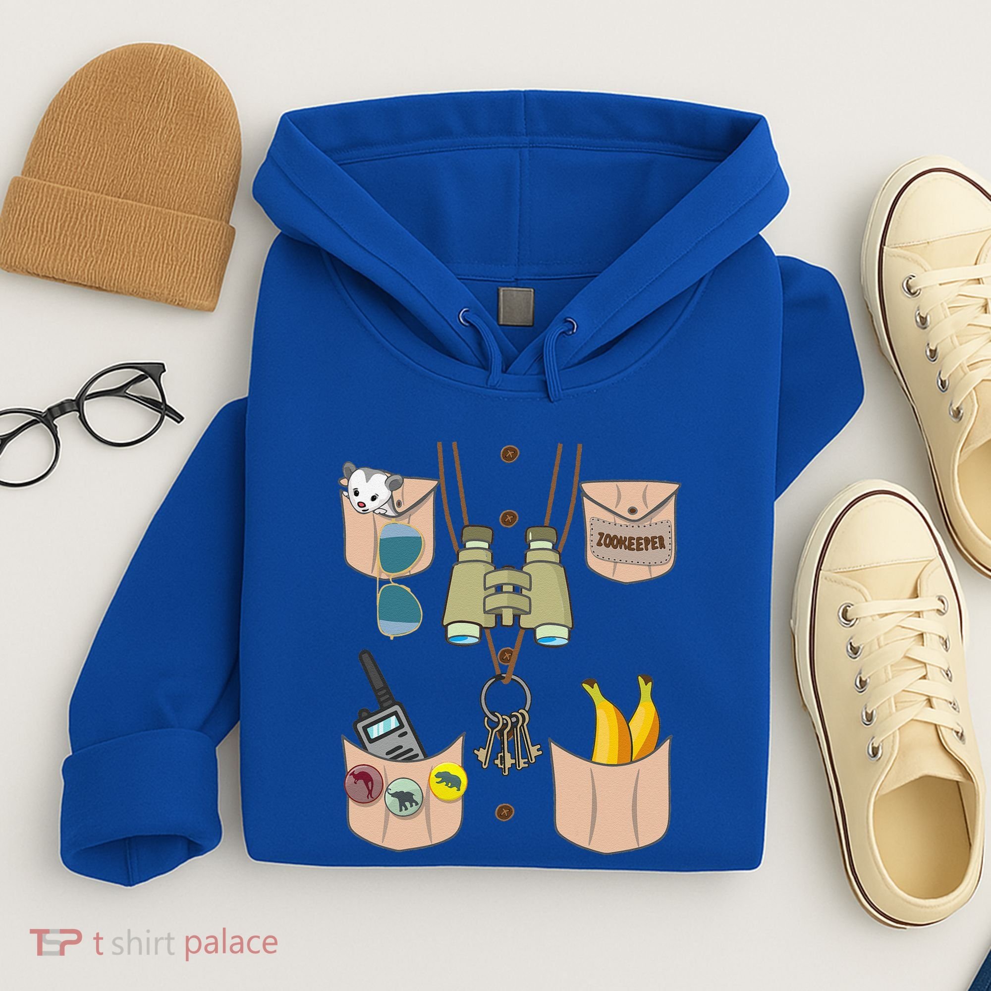 Zoo Keeper Costume Funny Halloween Zookeeper Hoodie