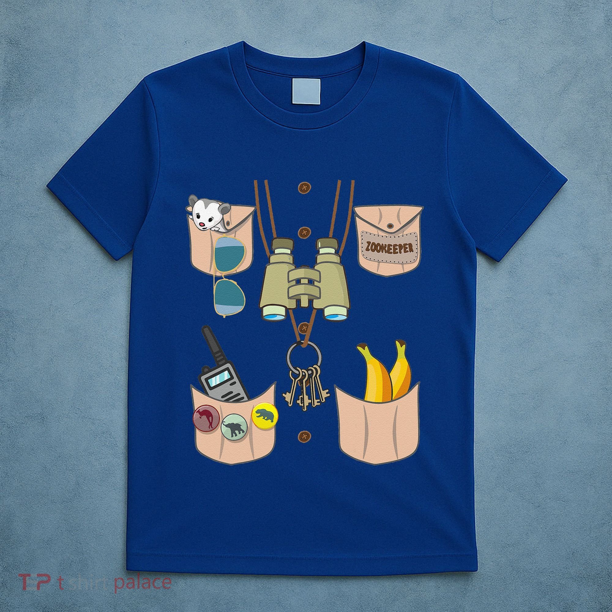 Zoo Keeper Costume Funny Halloween Zookeeper T-Shirt